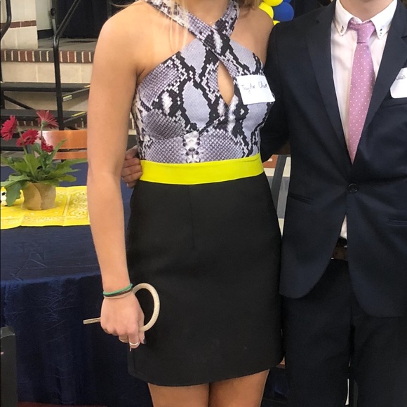 NBD snakeskin halter dress - Picture 2 of 5